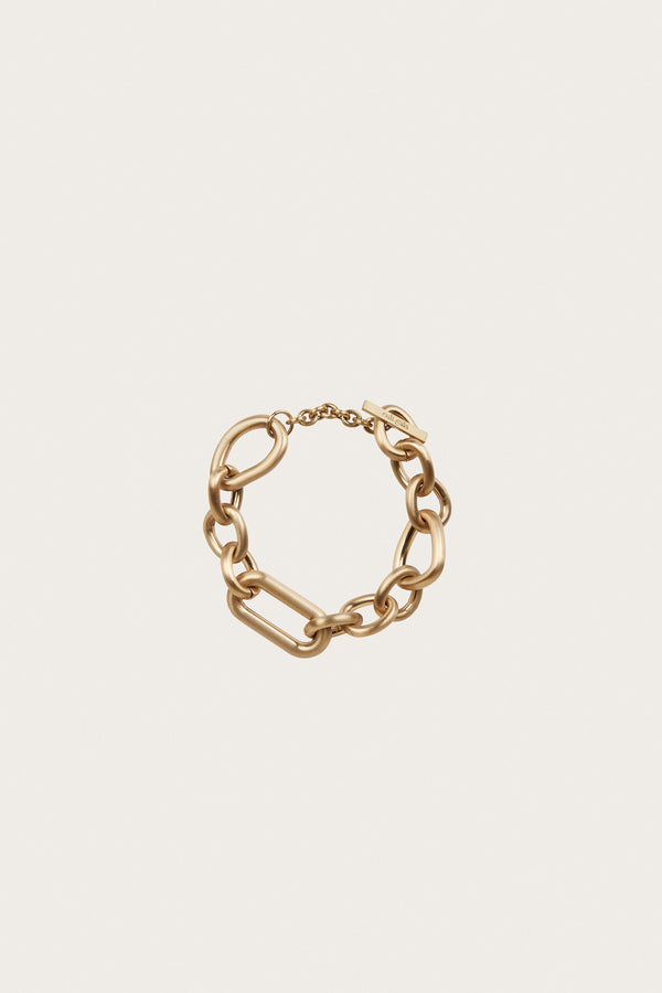 REYES ANKLET - BRUSHED BRASS