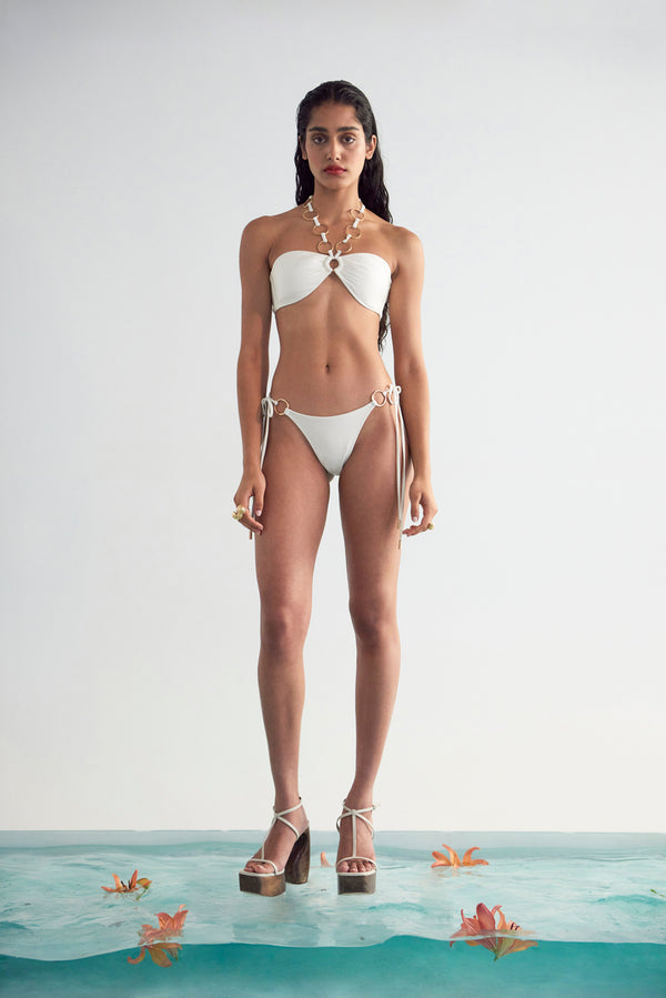 YANNA BIKINI BOTTOM - WHITE