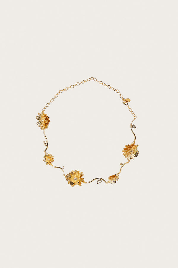 SUKI CHOKER - SHINY BRASS