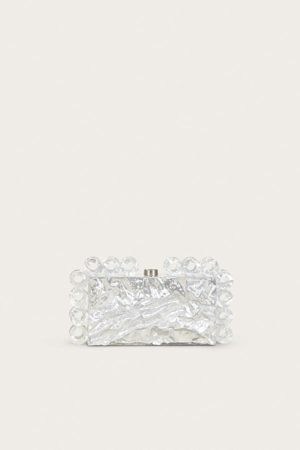 HARLOW CLUTCH - SILVER