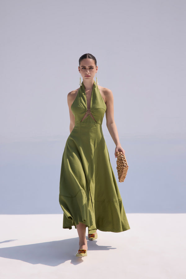 ORELLA DRESS - PALM