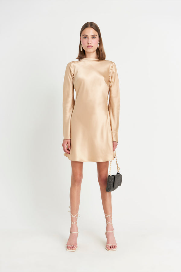 MILLA DRESS - CHAMPAGNE