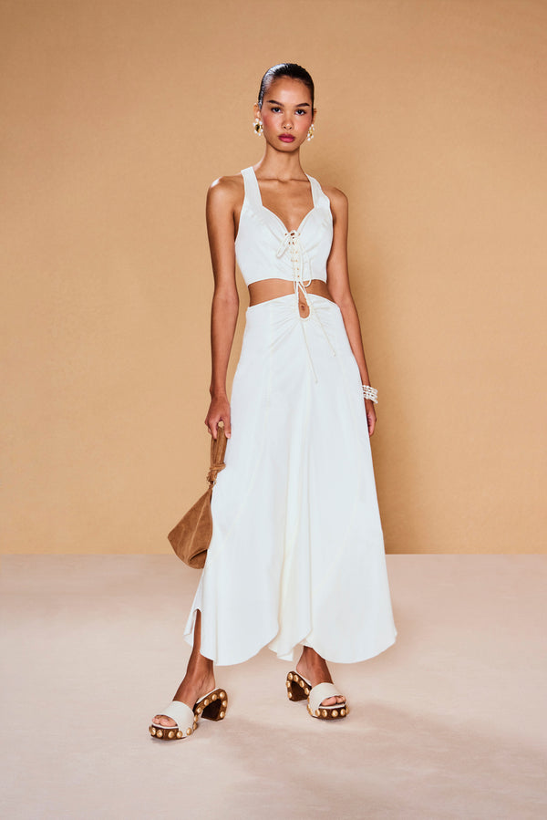 CALIA DRESS - OFF WHITE