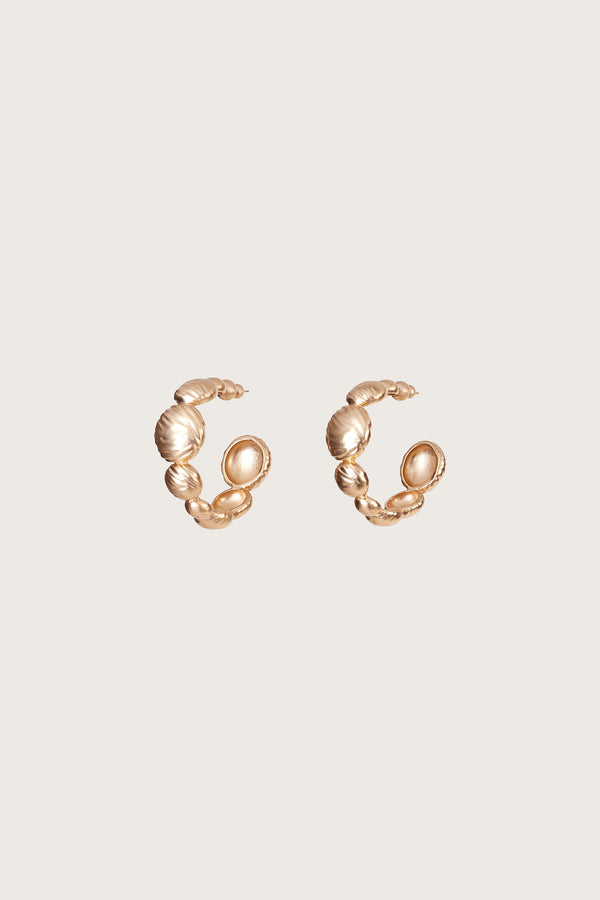 SHIRIN EARRING - BRUSHED BRASS