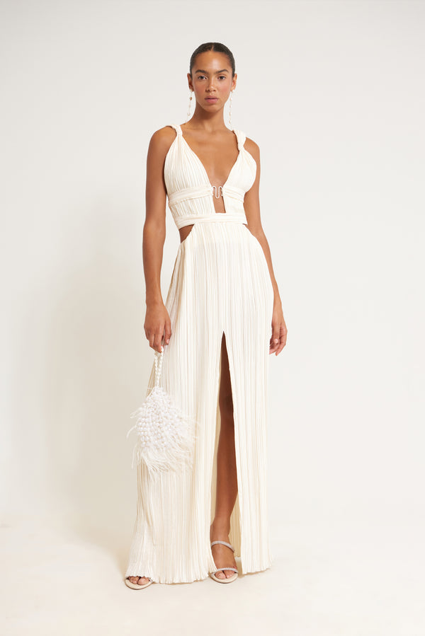 DAVIDA GOWN - OFF WHITE