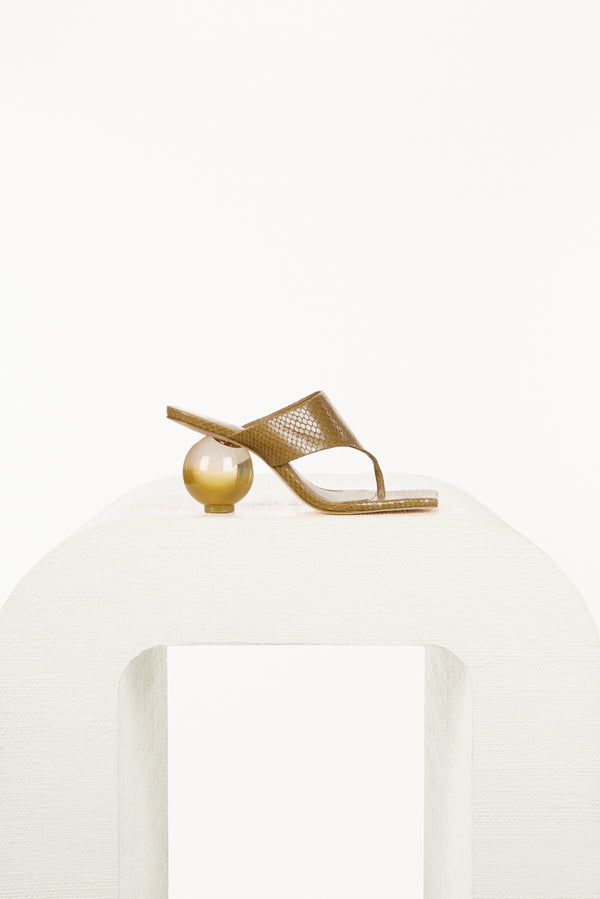 LILLETH SANDAL - OLIVE