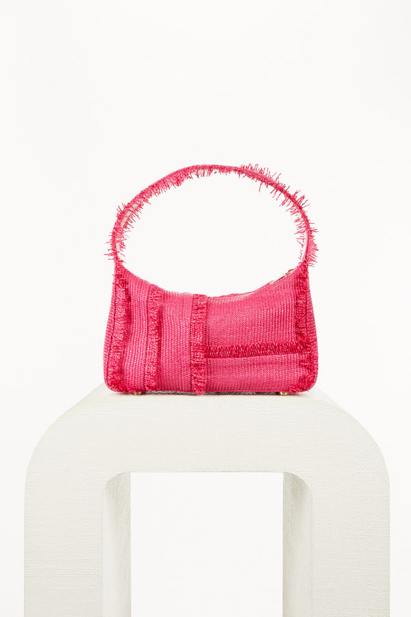 MALFI MINI SHOULDER BAG - QAJAR ROSE