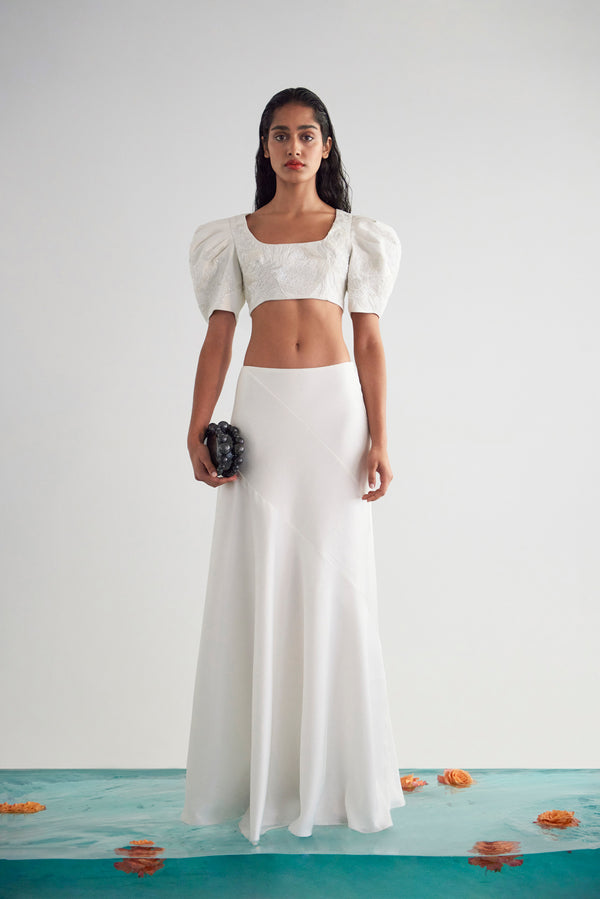 PELLI SKIRT - OFF WHITE