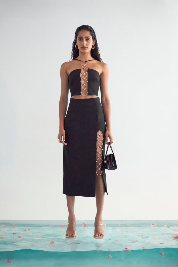 TORIELLE SKIRT - BLACK