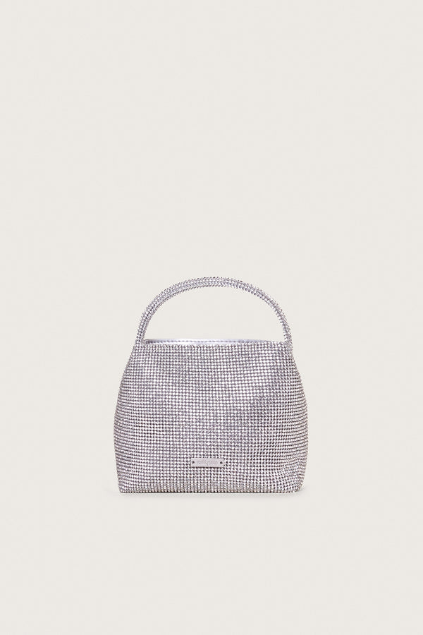 SOLENE MINI RHINESTONE BAG - CLEAR