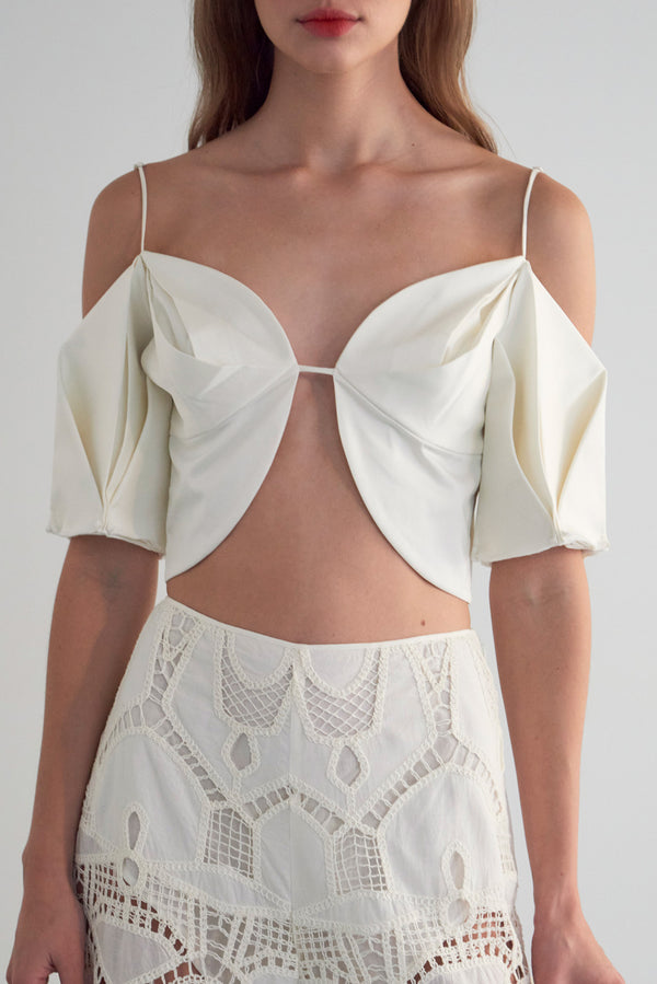 AMBRA TOP - OFF WHITE